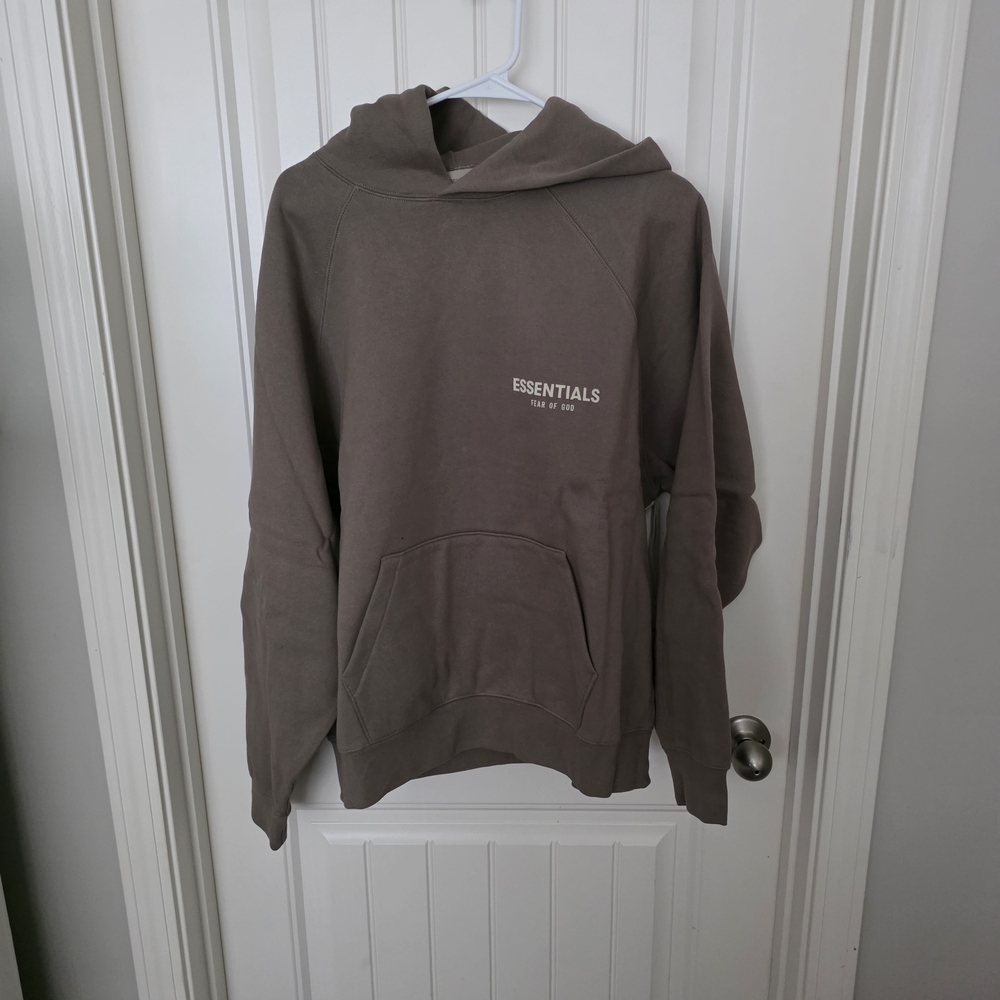 Essentials Men's Brown Hoodie